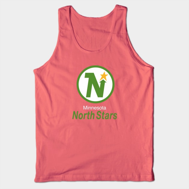 Defunct Minnesota North Stars Hockey Tank Top by LocalZonly